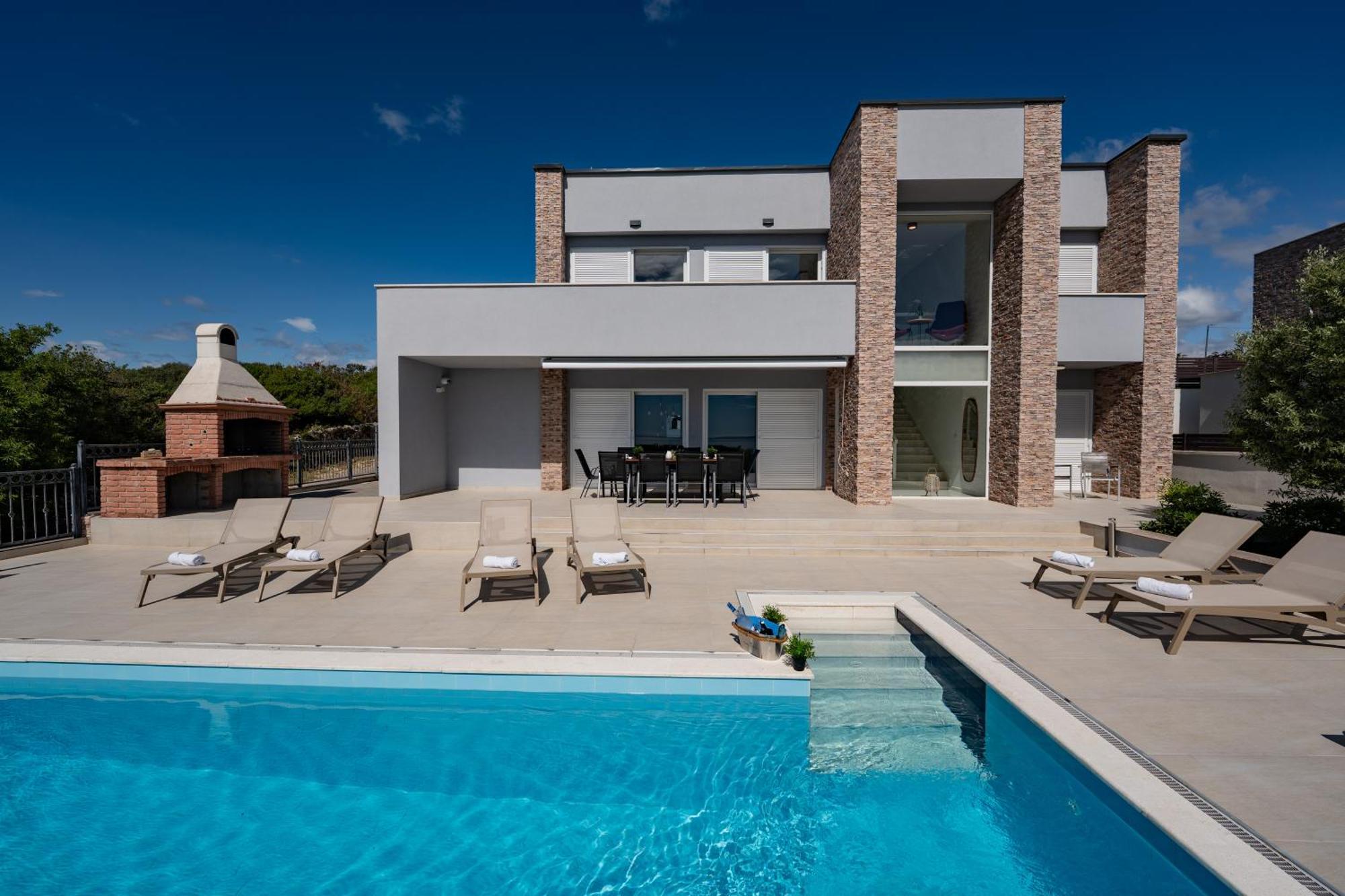 Villas Royal I With Private Pool Novalja Kültér fotó